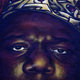 Mural of late rapper Christopher “Notorious B.I.G.” Wallace in the Bedford-Stuyvesant neighborhood of Brooklyn, N.Y., on April 15, 2016 (Raymond Boyd/Getty Images)
